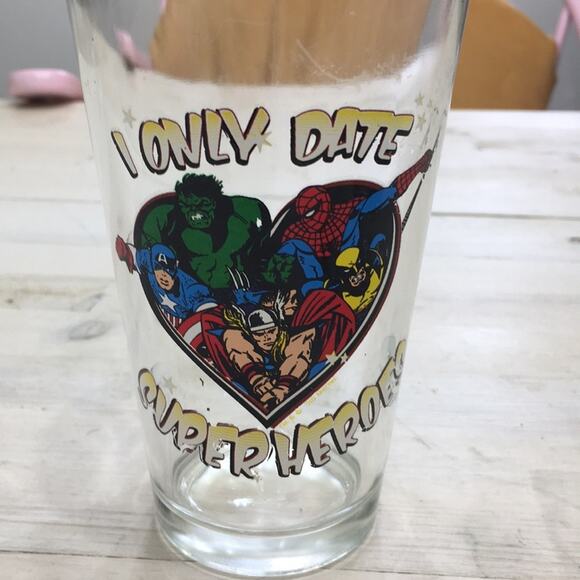 Marvel collector drinking pint glass set of 2 - Picture 2 of 4